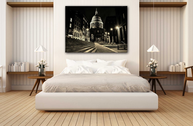 St Poster Print D\u00e9cor for Home /& Office Decoration I POSTER or CANVAS READY to Hang. Paul Cathedral Canvas Wall Art Design