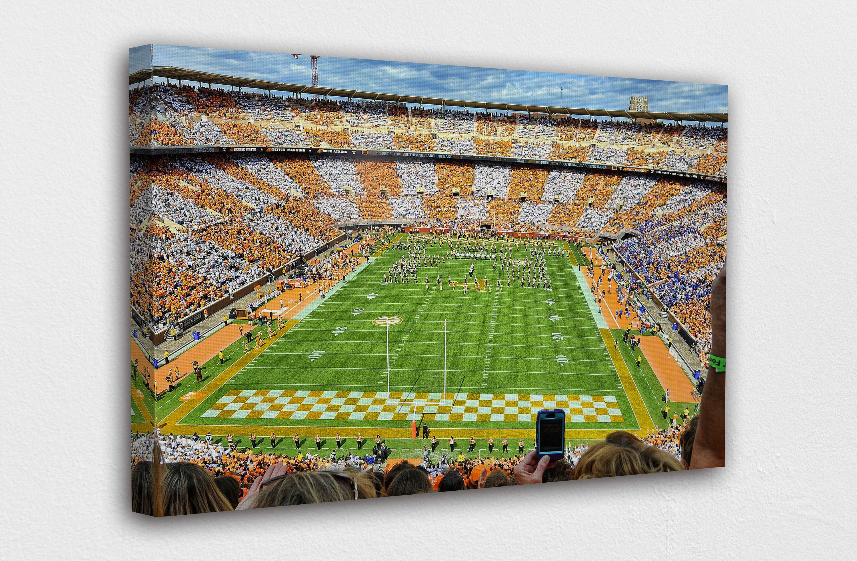 TENNESSEE VOLUNTEERS Neyland Stadium Replica Football Field Collegiate