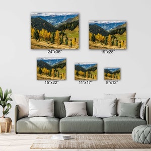 Pine Trees and Mountain Canvas Wall Art Design Poster Print - Etsy