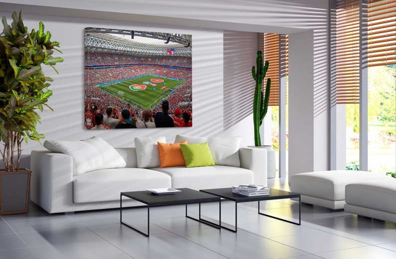 POSTER or CANVAS READY to Hang. Luzhniki Stadium in Russia Canvas Wall Art Design Poster Print D\u00e9cor for Home /& Office Decoration