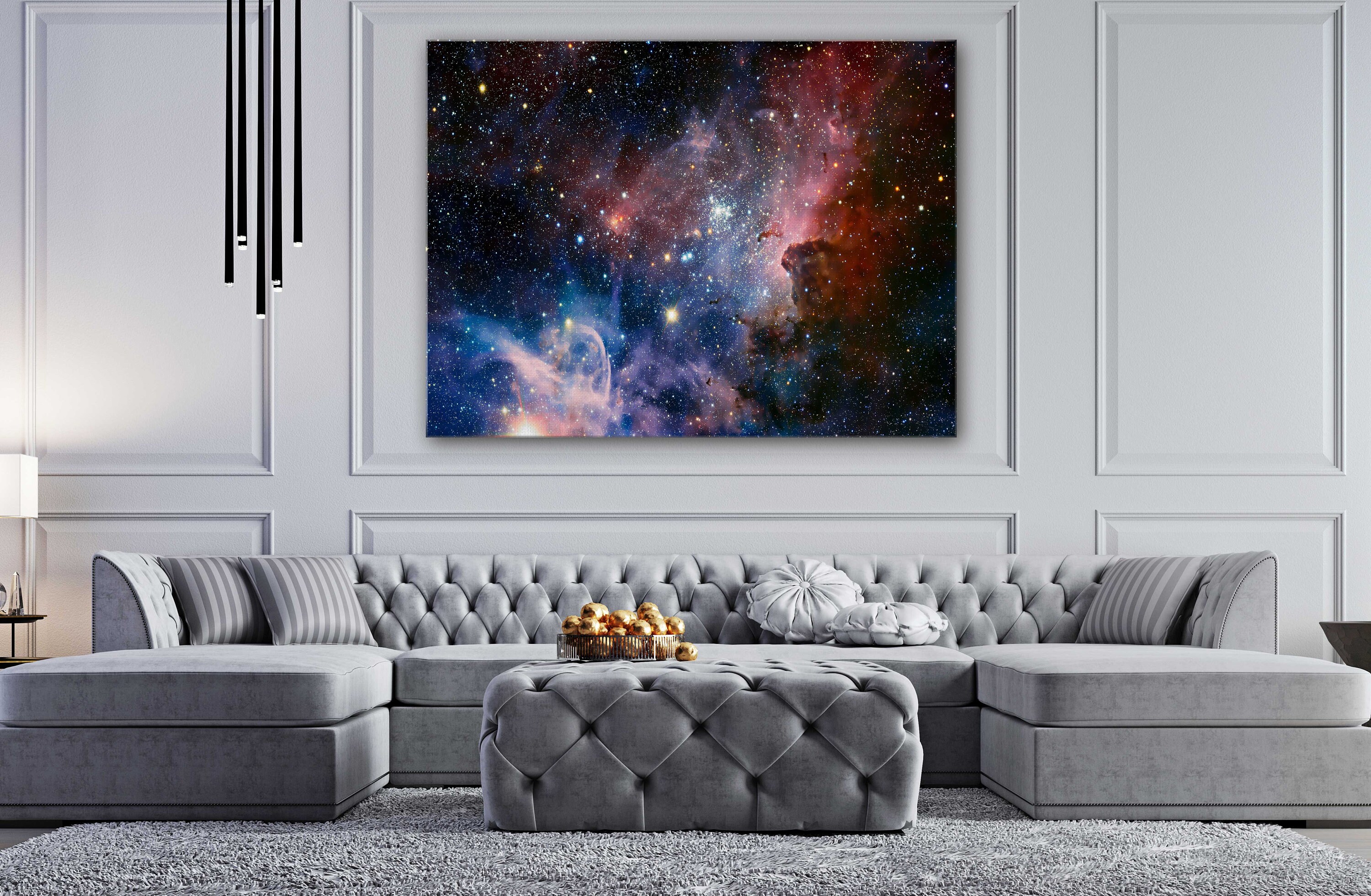 Stunning Nebula Canvas Wall Art Design Poster Print Decor for - Etsy
