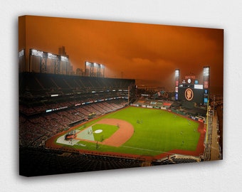 Oracle Park California Canvas Wall Art Design | Poster Print Décor for Home & Office Decoration | POSTER or CANVAS READY to Hang.