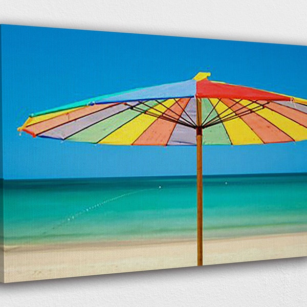 Beach Canvas Wall Art Etsy