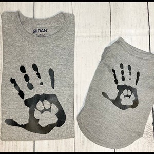 Matching Pet Owner Set, dog lover gift, couple matching,pet clothing outfit,matching dog and owner, pet lover gift, matching clothes shirt
