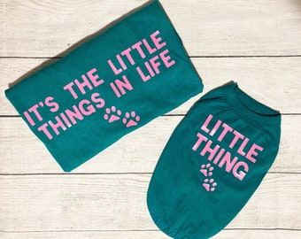 Matching Pet Owner Set, dog lover gift, couple matching,pet clothing outfit,matching dog and owner, pet lover gift, matching clothes shirt
