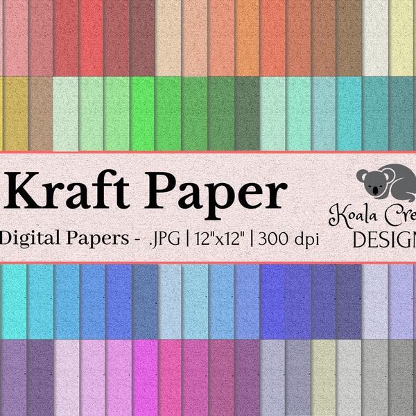 Kraftpapier Digitales Papier, Krafttextur, Kraft hintergrund, Kraftpapier, Kraftdesign, digitales Scrapbook -Kommerzielle Nutzung -Sofortiger Download