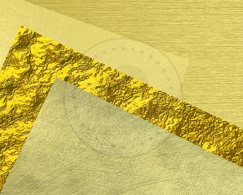 Gold Metals Digital Paper, Metallic Digital Paper, Metallic Texture