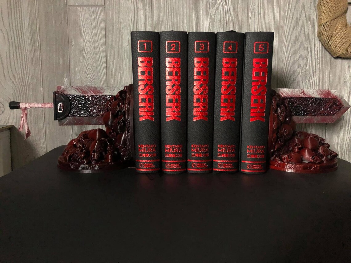 Berserk Fan Art Dragonslayer Bookends Etsy
