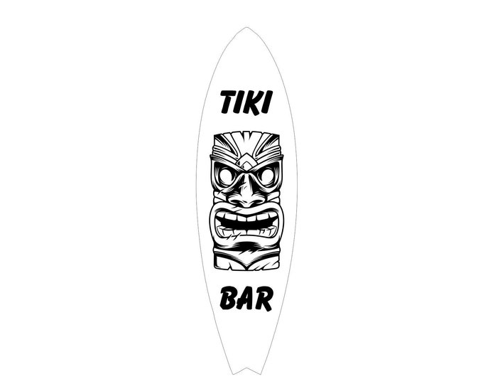 tiki bar svg, tiki bar sign cnc file, cnc tiki sign file, mancave tiki svg, tiki bar png, wood tiki sign file,  tiki bar surfboard sign file