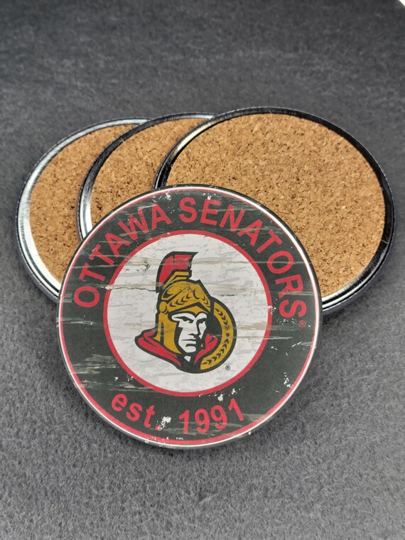 Mustang Products Ottawa Senators 8 Pack Team Logo Coaster Set