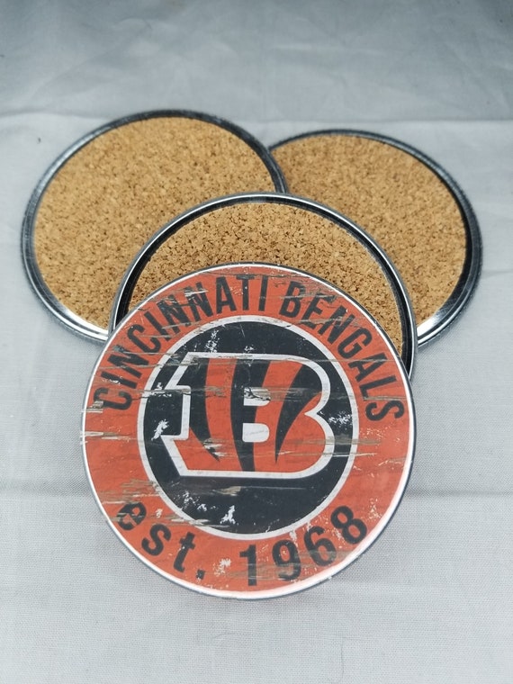 Collectibles Cincinnati Bengals ceramic coaster set Art & Collectibles