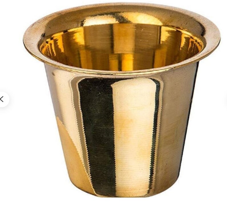 Filter Coffee Tumbler Set of 8 PCS Indian Traditional Brass Etsy