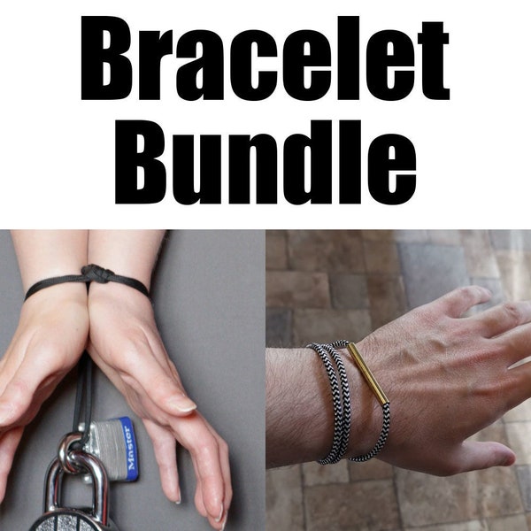 Ouch bracelet plus Bondage Bracelet Bundle - Discreet BDSM Toys