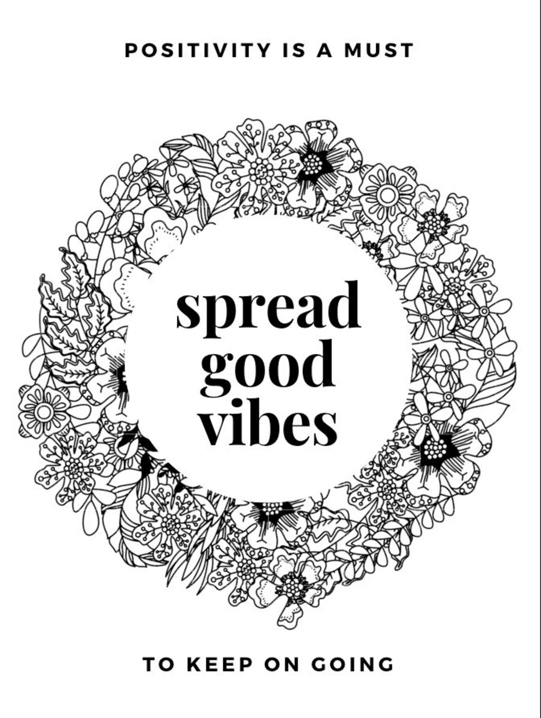 Positivity Wall Art Printable Wall Art - Etsy
