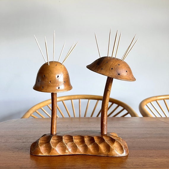 Wooden 2024 toothpick holder