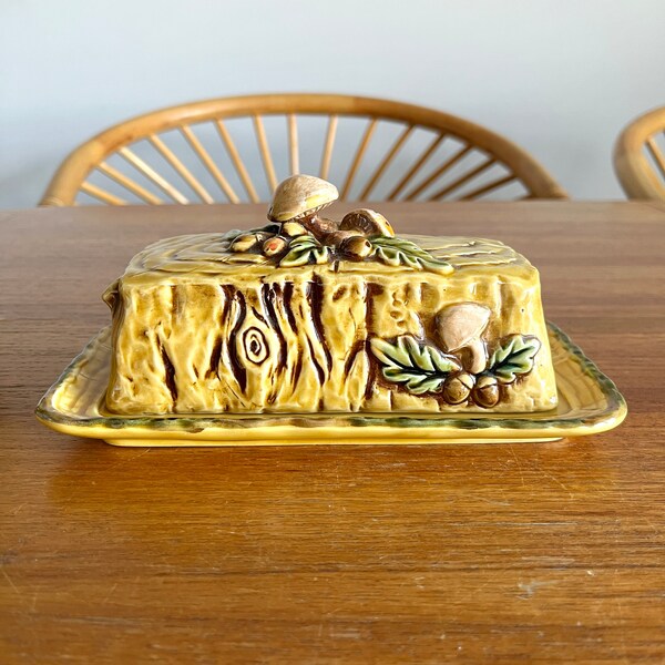 Retro Butter Dish Etsy