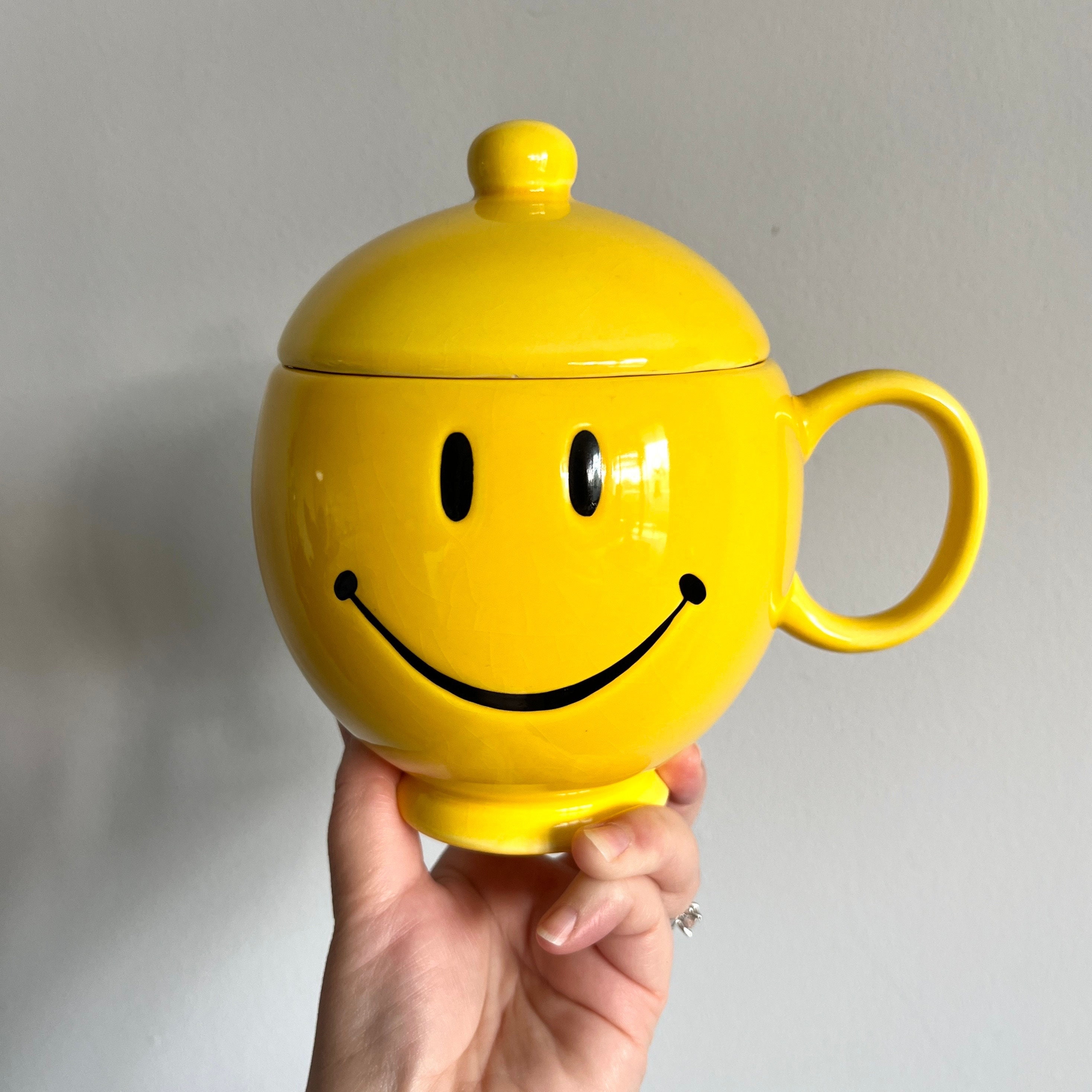 Rare Vintage Smiley Collectibe Toy Emoji Wearing Sunglasses Full