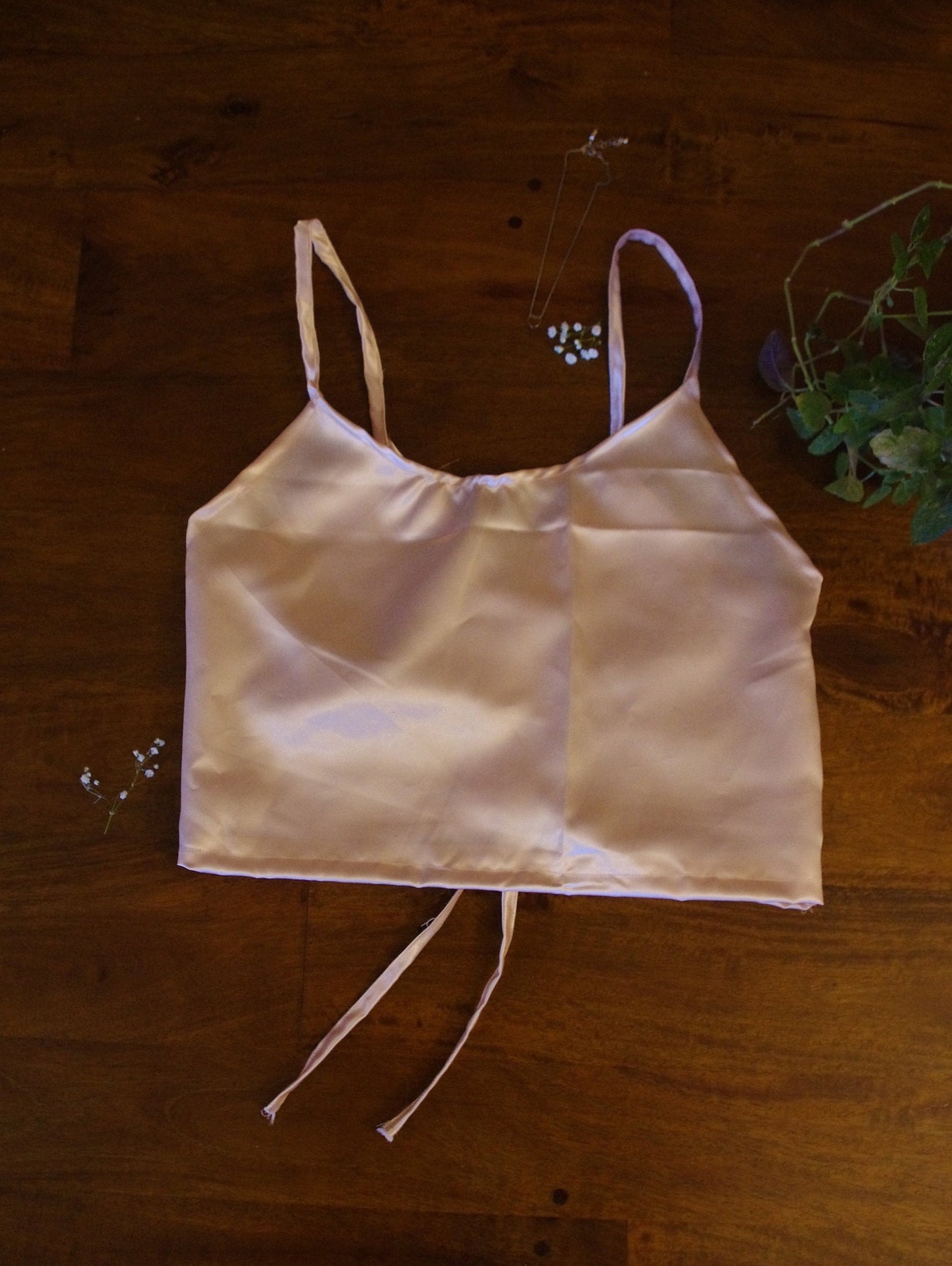 ruched v neck cami