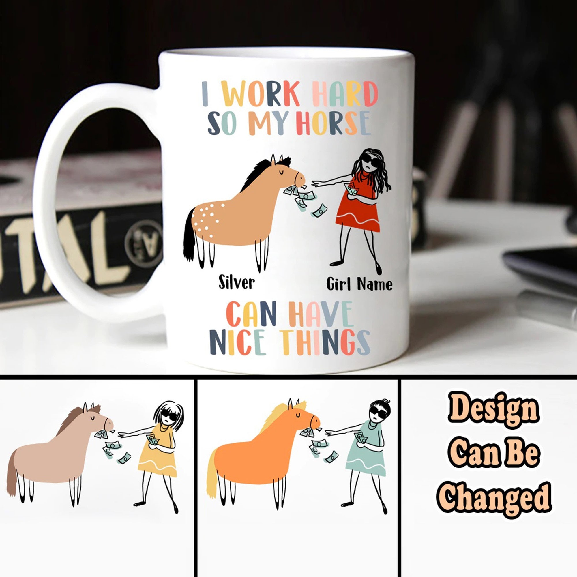 horse coffee travel mugs