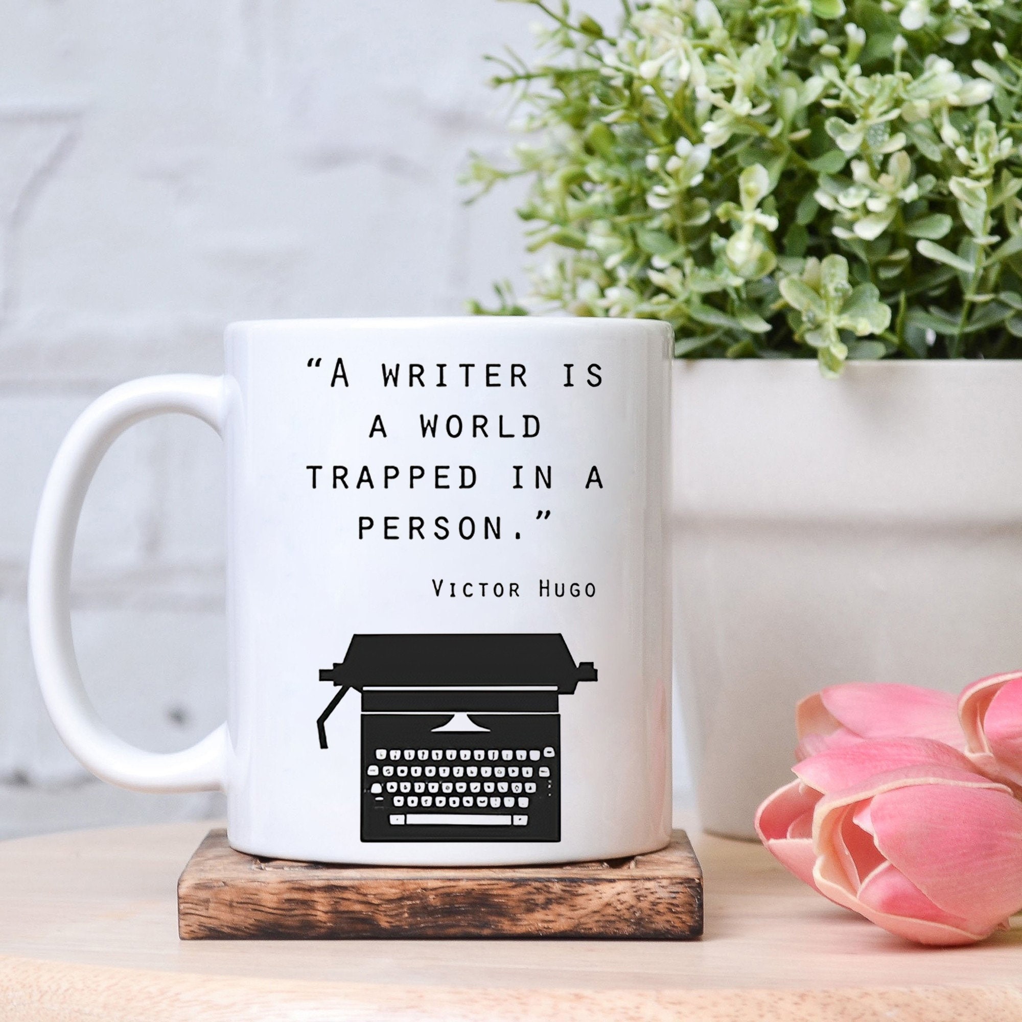 Writer Quote Mug Typewriter Gift Typewriter Coffee Mug Etsy