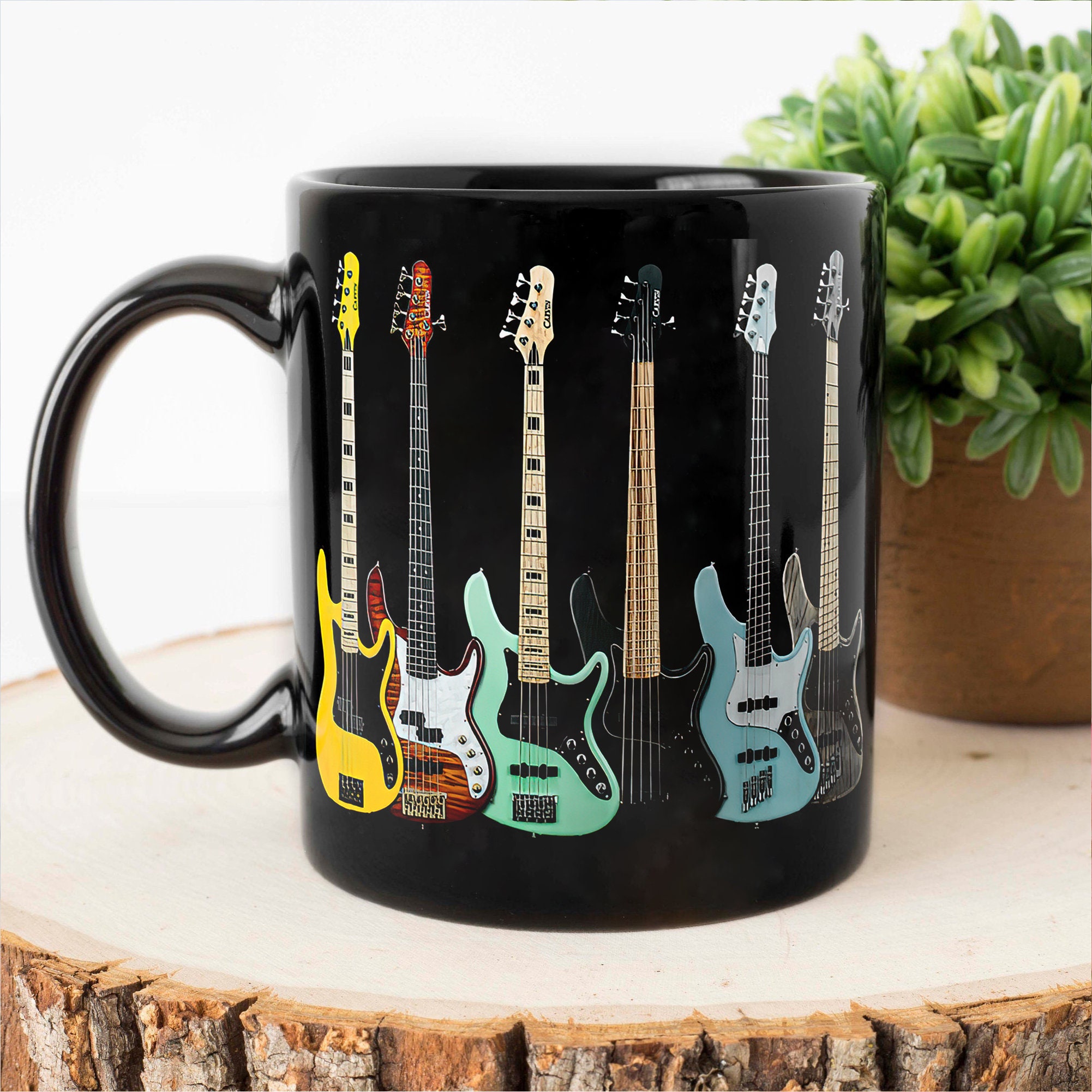 Bass Guitar Mug Bassist GiftGift for HimBass Etsy