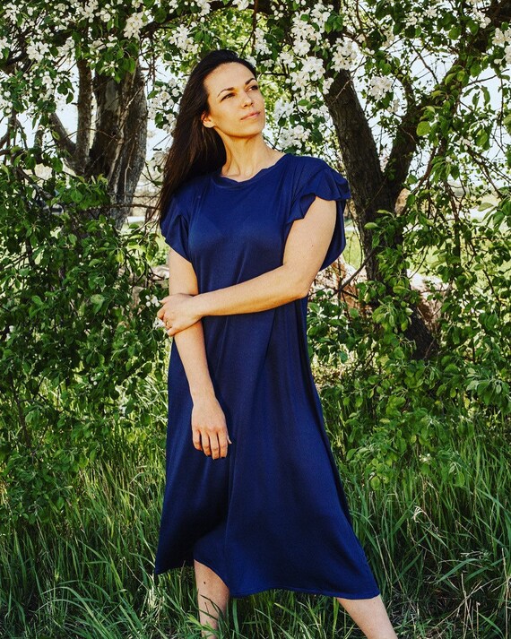 T Shirt Dress Bamboo Cotton Jersey 4 