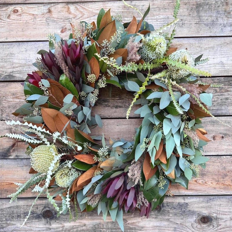 Unique Handmade Wreath - Etsy
