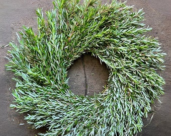 FRESH Rosemary Wreath — Front Door | Home Decor | Aromatic | Advent |  Wedding | Birthday | Fall | Autumn | Housewarming | Kitchen | Boho