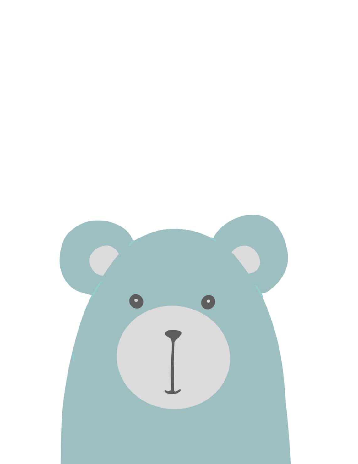 Baby Boy Nursery Illustration Set (printable) - Etsy