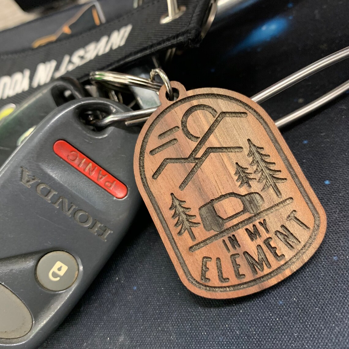In My Element Key Chain, Honda Element, Outdoor Keychain, Custom ...
