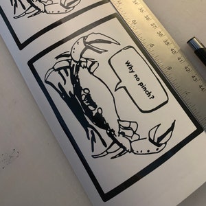 Honda Element Crab Decal, Gil the Crab, No Pinch