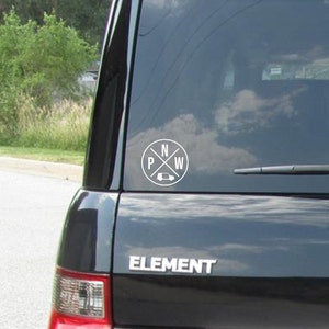 Honda Element PNW Decal, Pacific Northwest Pride Sticker, Honda Element Decal, Gift For Him, Gift For Her, Car Gift Ideas