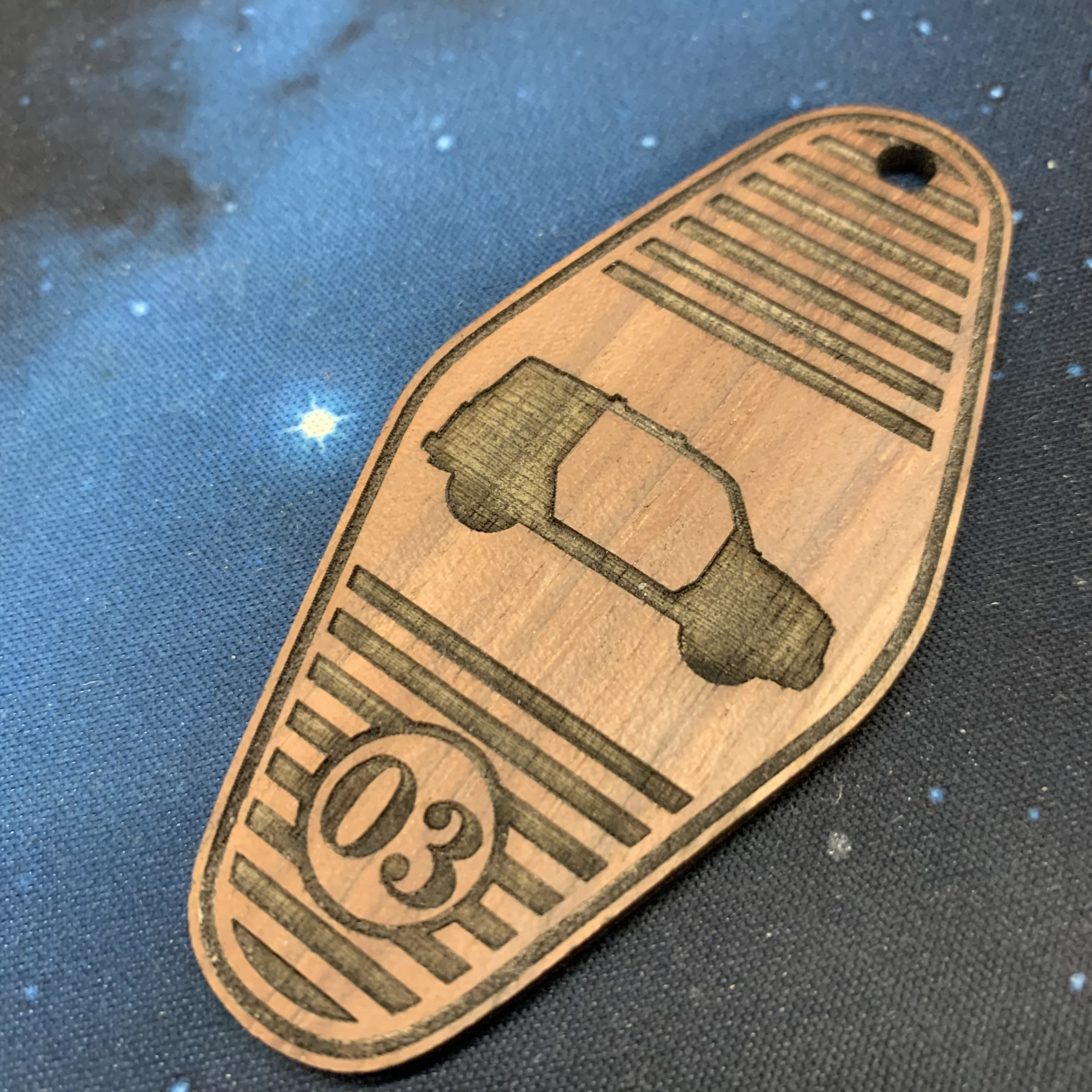 Hotelement Keychain, Wooden Key Tag, Natural Wood Key Chain ...