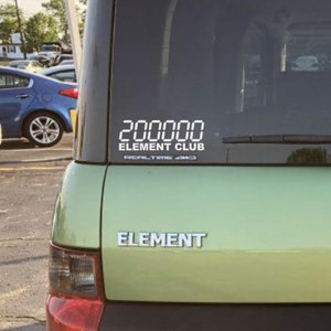 Honda Element MILEStone Decal, Custom Decal, Personalized Car Sticker, Element Owners