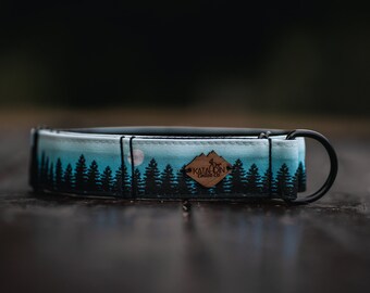 Sapphire Woodlands Dog Collar