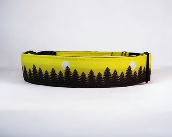 Lemon Woodlands Dog Collar