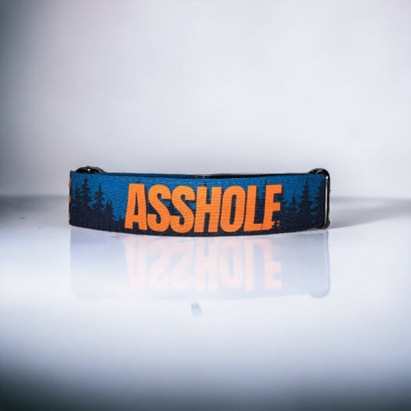 Asshole Dog Collar- Swear- Profanity