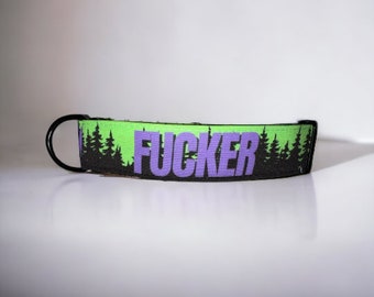 Fucker Dog Collar- Swear- Profanity