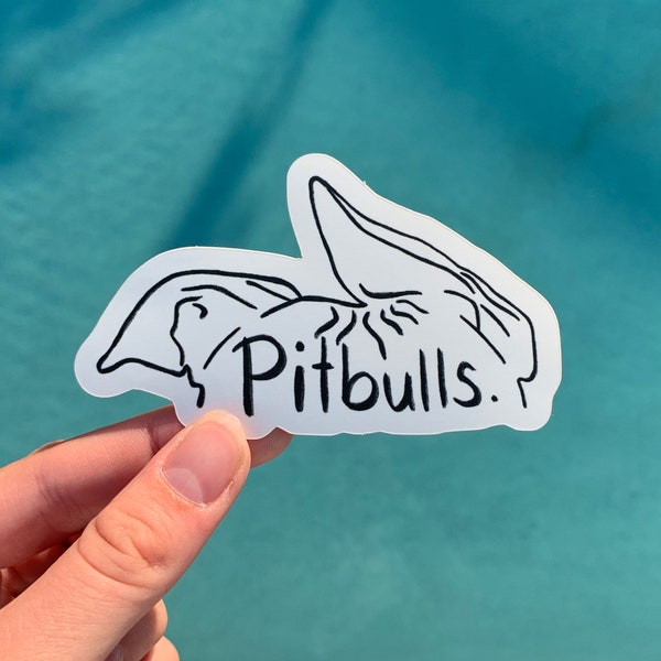 Pitbull Sticker