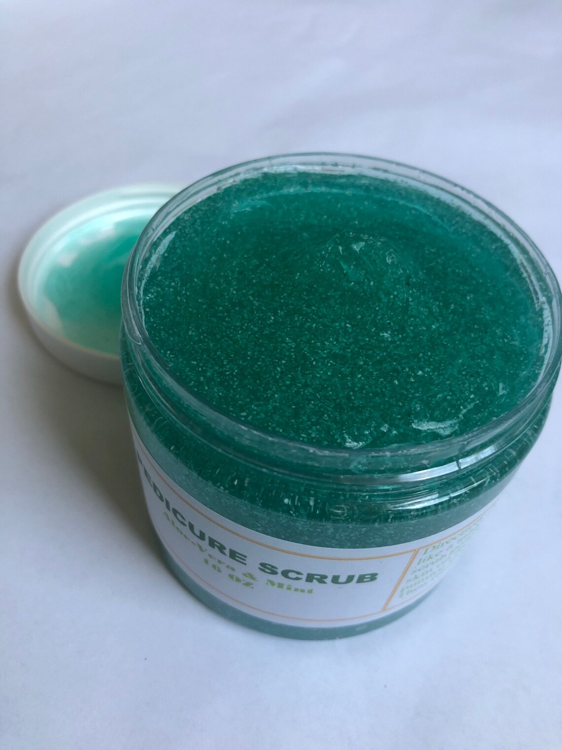 Pedicure Scrub Dry Foot Scrub Foot Skin Care Minty Pedicure Etsy