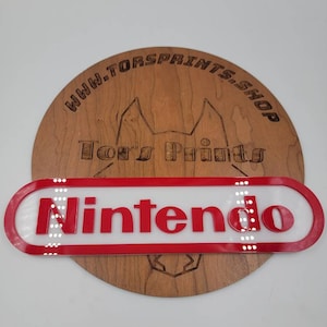 Video game logo sign, Acrylic Art