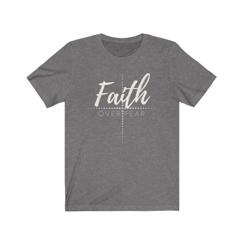 Faith Over Fear T-shirt Christian Shirts Gifts Faith - Etsy