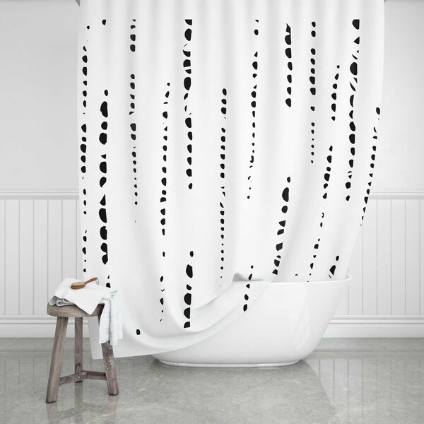 Matching Curtain and Shower Curtain Etsy