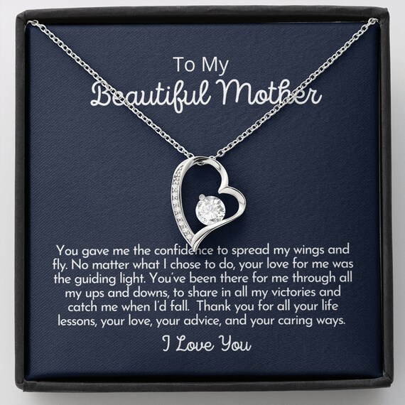 To My Beautiful Mother Necklace Mother 