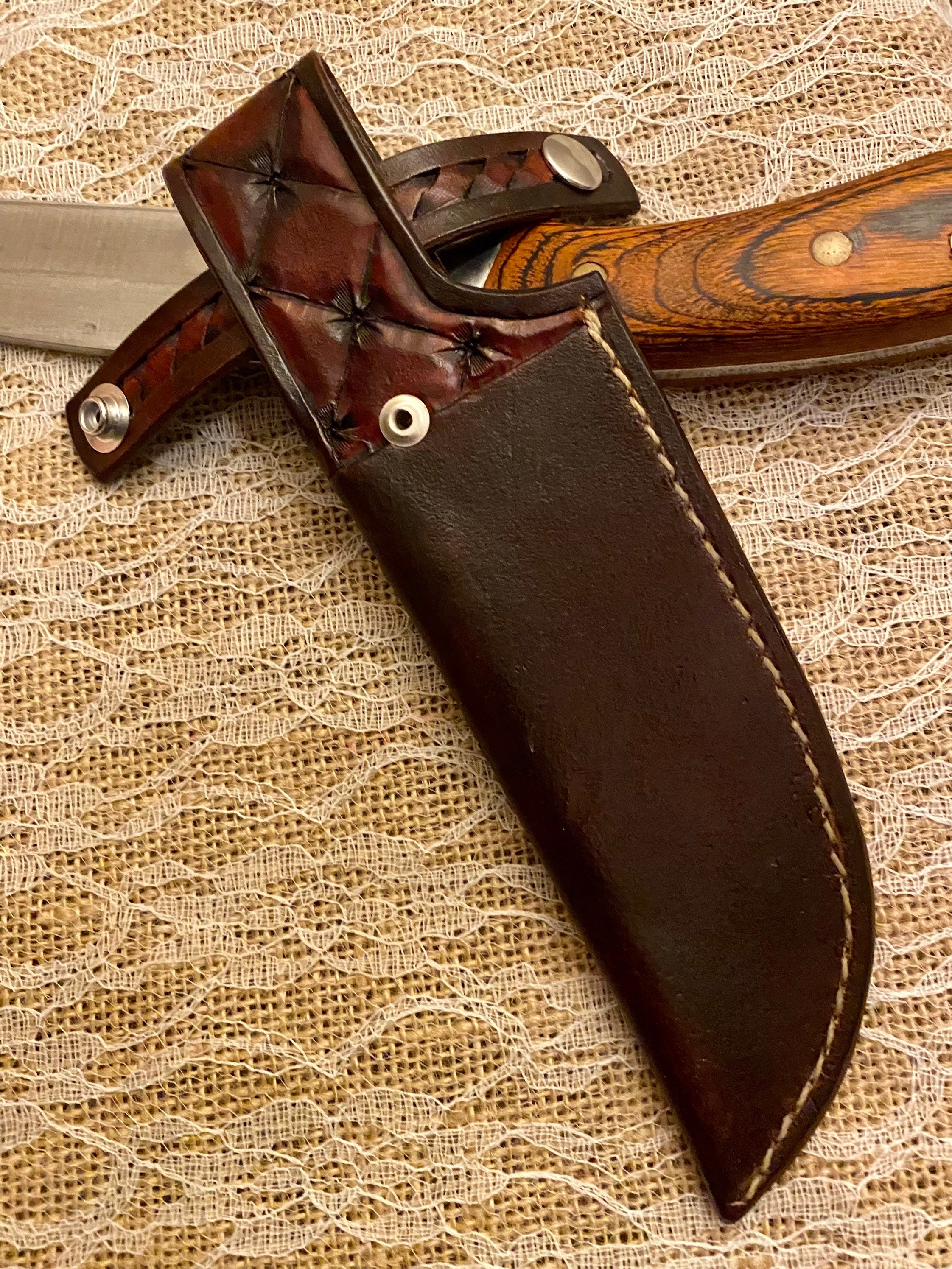 Pictavia Leather - A nice knife deserves a nice sheath. We don't have any  complete Pictish knife finds, nor any leather sheath finds here in  Scotland. This makes it extremely difficult to
