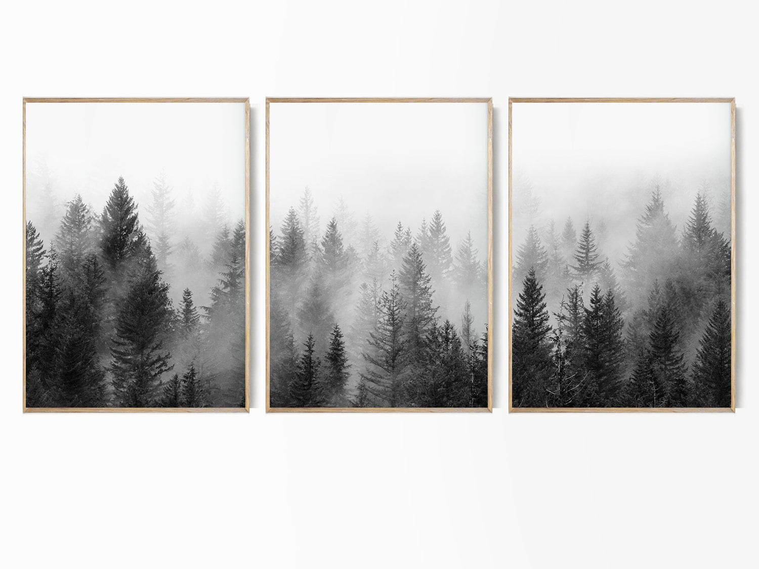Primeval Forest Fog Landscape Poster Nature Canvas Print Painting Wall Art Decor Primeval Forest Fog Landscape Poster Nature Canvas Print Painting Wall Art Decor
