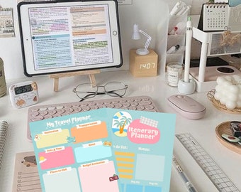 Travel planner 5 pages I Checklist, Budgeting, Itinerary, travel, etc. I Digital download I Printable