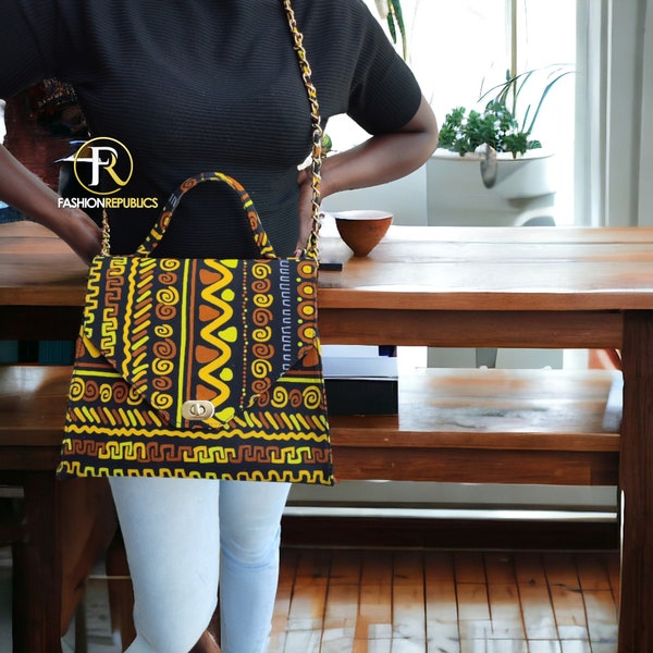 Ankara Bag, African Handbag, handbag, African Shoulder bag, African office Bag, Ankara handbag,Gift for her,Women bag, Women handbag,