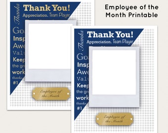 Employee of the Month Printable - Etsy