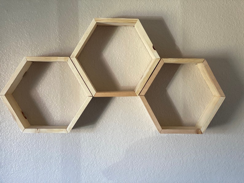 Hexagon Shelves Etsy